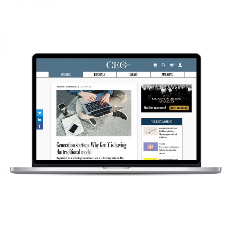 CEO Magazine – Generation Start-Up Leaving the Traditional Model