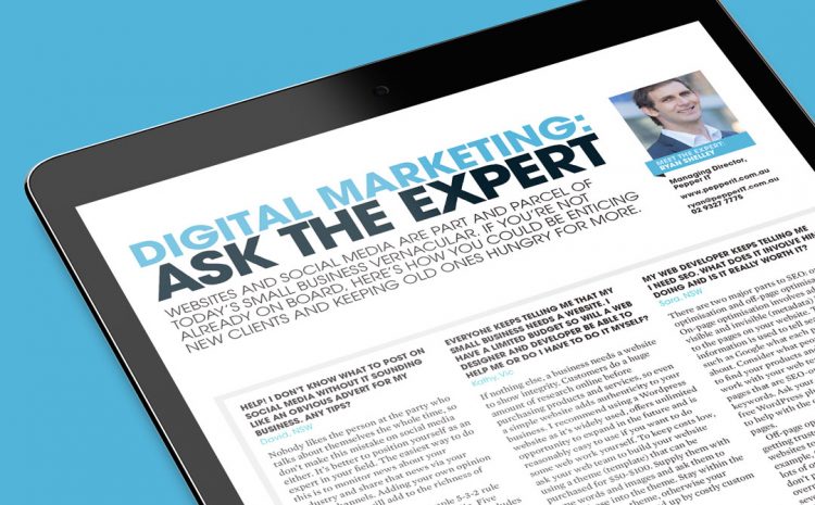 Digital Marketing – Ask the Expert, Ryan Shelley